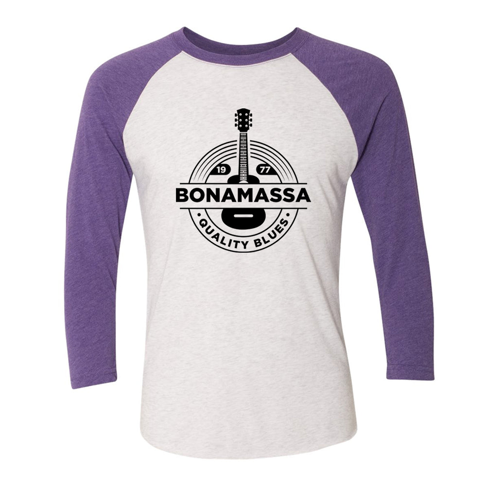Joe Bonamassa Acoustic Quality Blues 3/4 t-skjorte unisex triblend