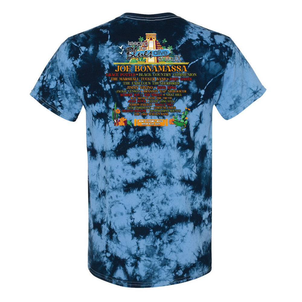 Joe Bonamassa KTBA at Sea IX t-skjorte tie-dye unisex