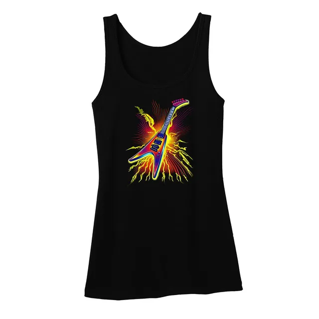 Joe Bonamassa Lightning Blues singlet dame svart bomull