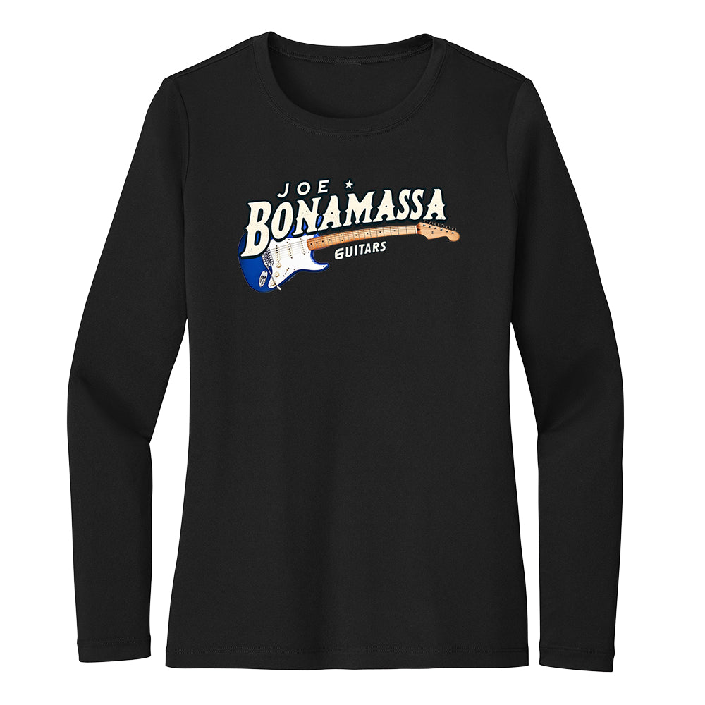 Joe Bonamassa Royal Strat UV langermet trøye dame svart UPF50