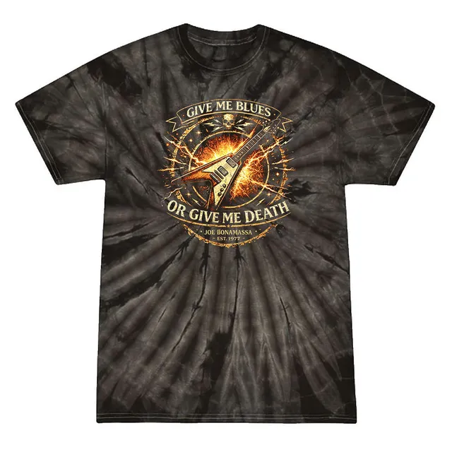 Joe Bonamassa Give Me Blues t-skjorte tie-dye unisex