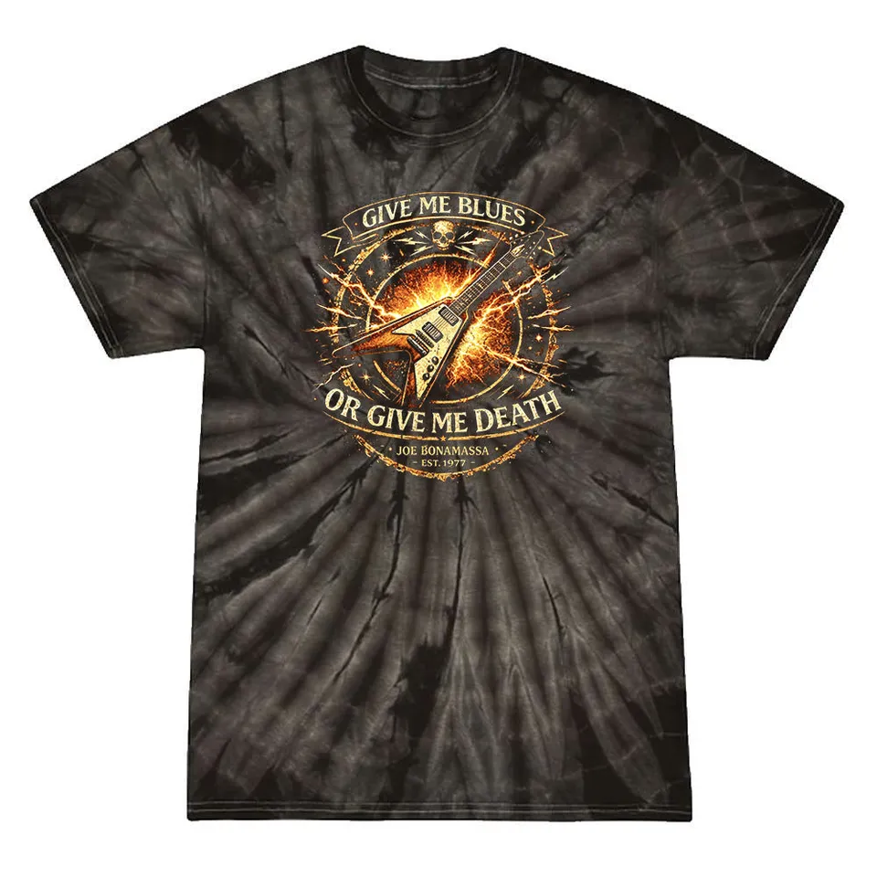 Joe Bonamassa Give Me Blues t-skjorte tie-dye unisex