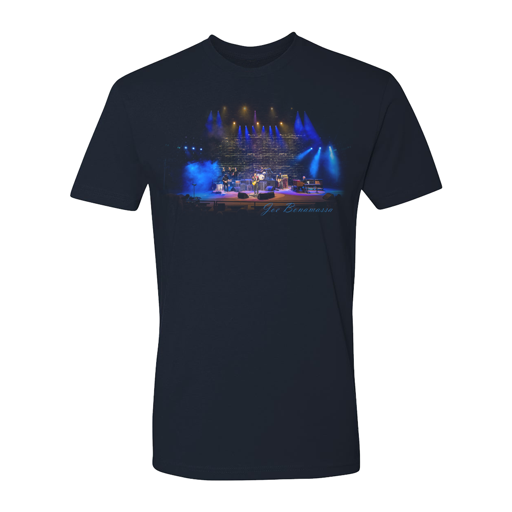 Joe Bonamassa Blues Live t-skjorte svart bomull