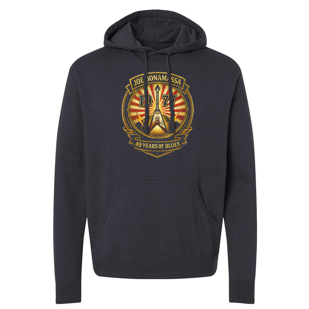 Joe Bonamassa 49 Years Flying V hoodie unisex