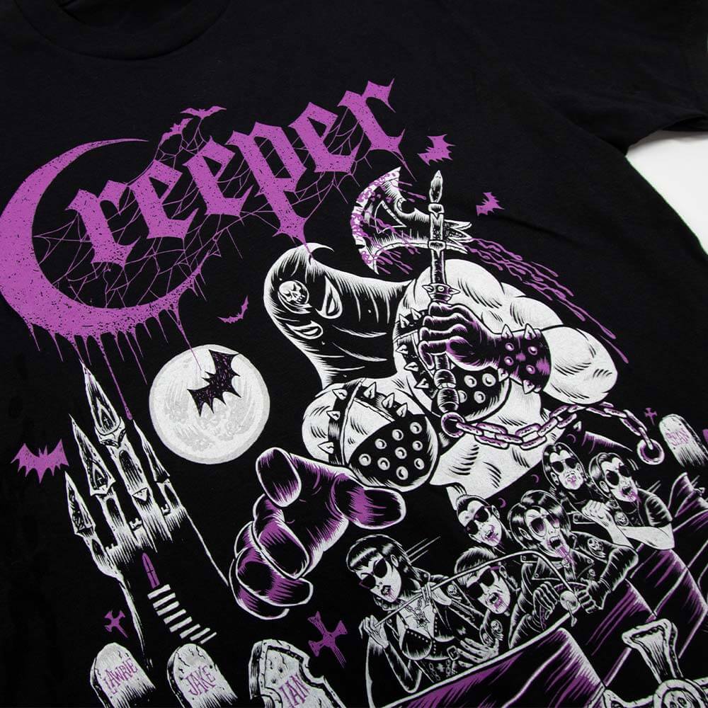 Creeper Mistress of Death t-skjorte svart bomull
