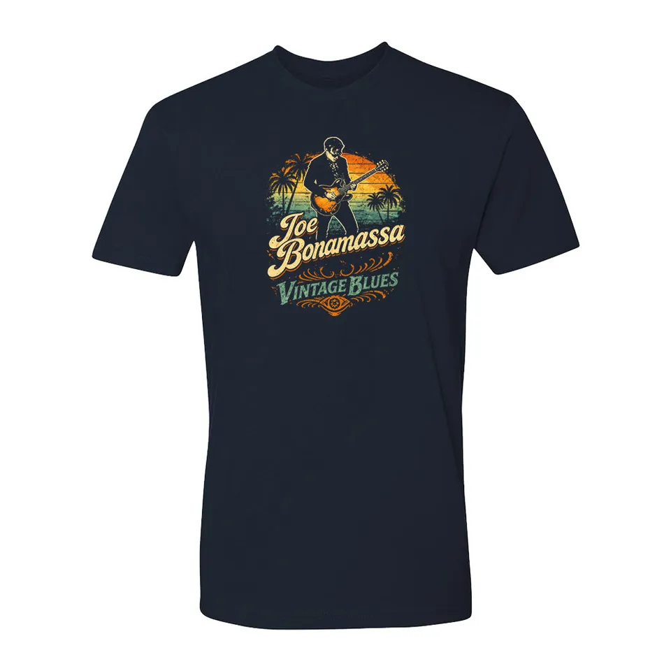 Joe Bonamassa JB Vintage Blues T-skjorte Svart bomull