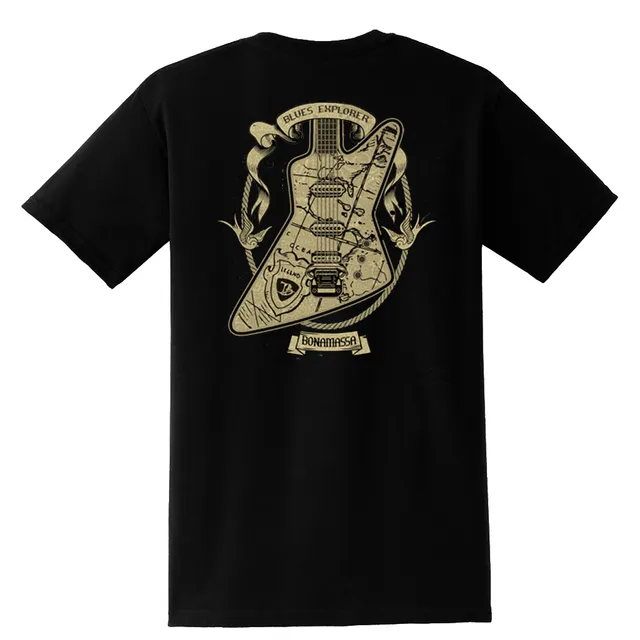 Joe Bonamassa Blues Explorer Pocket t-skjorte unisex bomull