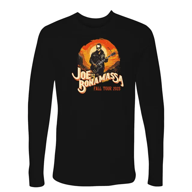 Joe Bonamassa 2023 U.S. Fall Tour Serenade langermet t-skjorte herre