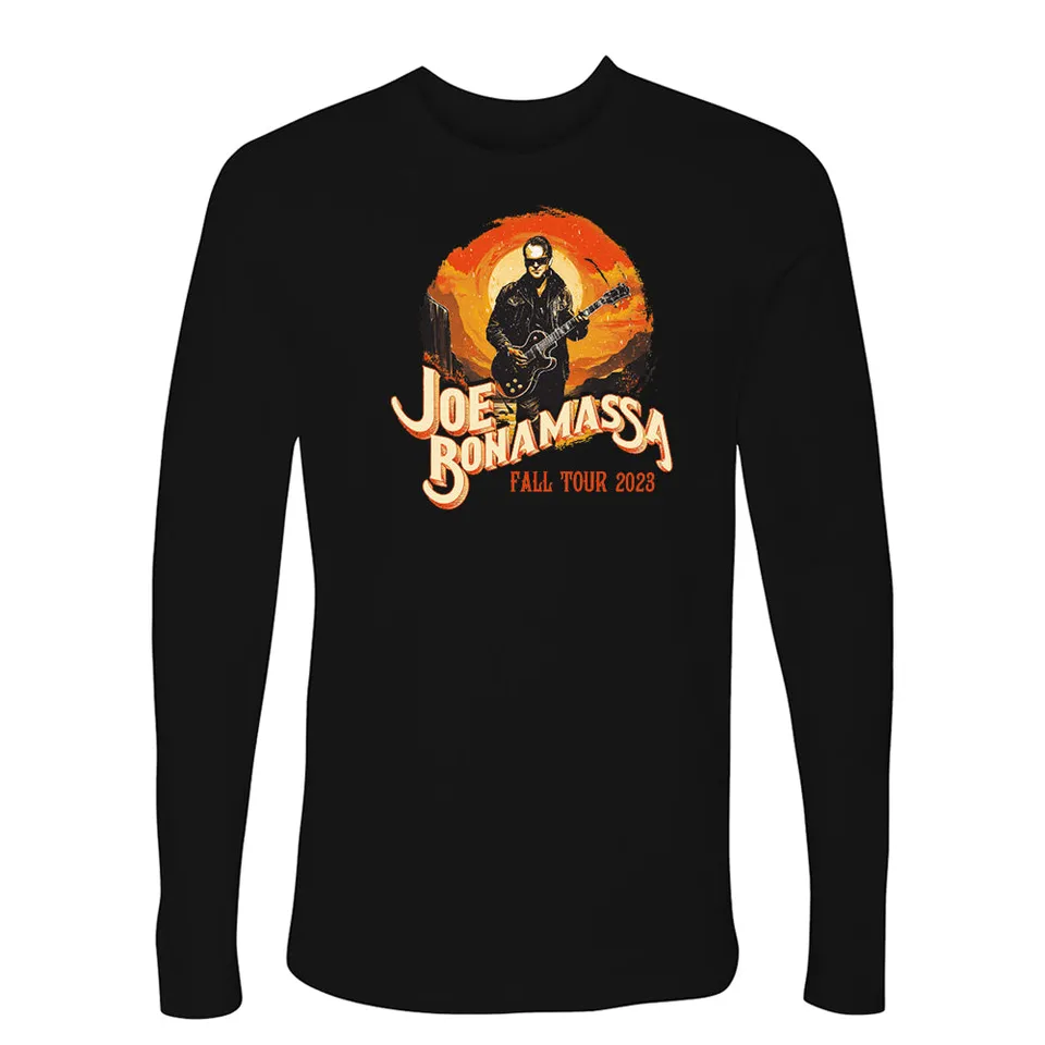 Joe Bonamassa 2023 U.S. Fall Tour Serenade langermet t-skjorte herre