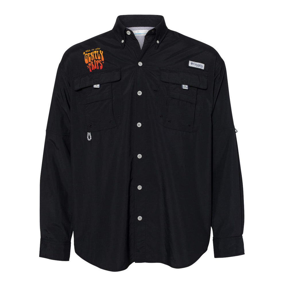 Joe Bonamassa Gently Trips Columbia PFG Bahama II skjorte gull
