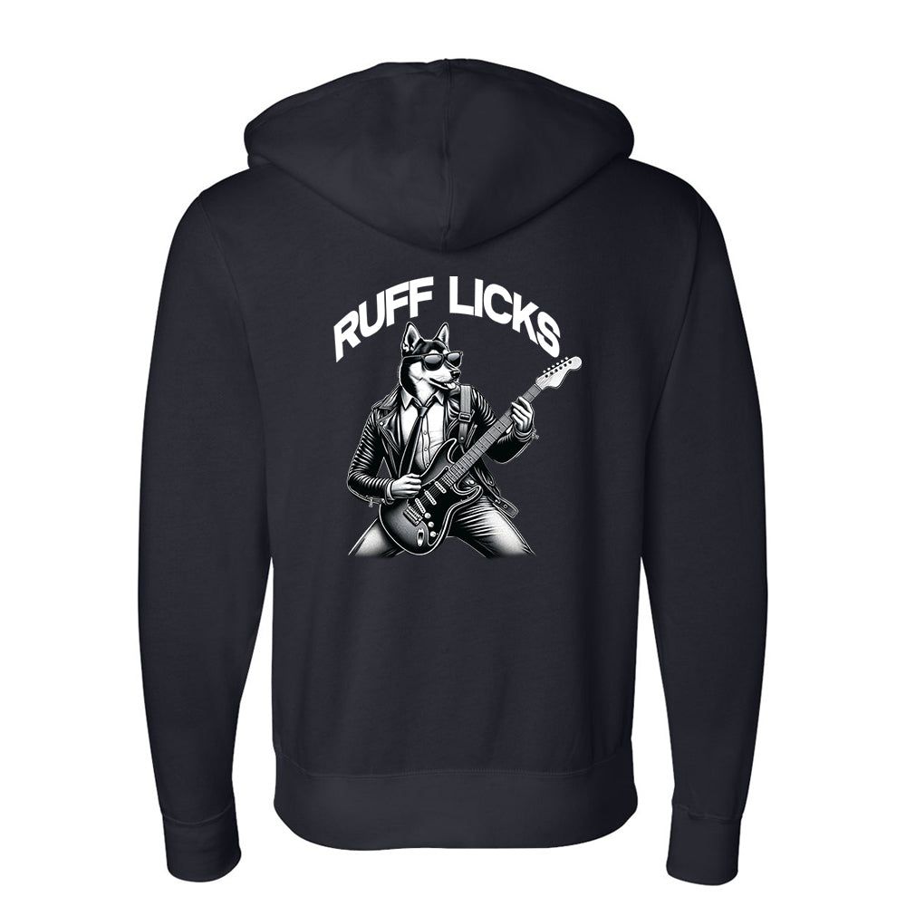 Joe Bonamassa Ruff Licks hettejakke unisex glidelås fleece