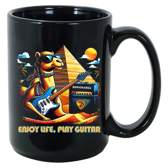 Joe Bonamassa Enjoy Life Play Guitar krus keramikk 11 oz