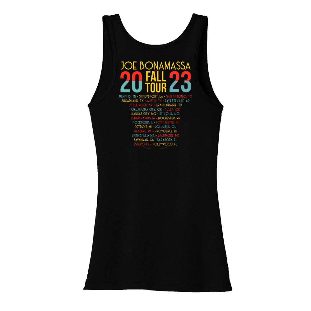 Joe Bonamassa U.S. Fall Tour 2023 singlet dame bomull
