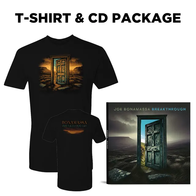 Joe Bonamassa Breakthrough CD + T-skjorte pakke unisex