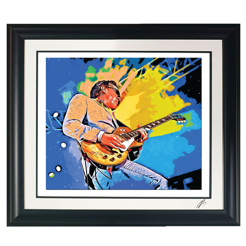 Joe Bonamassa #42 Lazarus litografi innrammet signert
