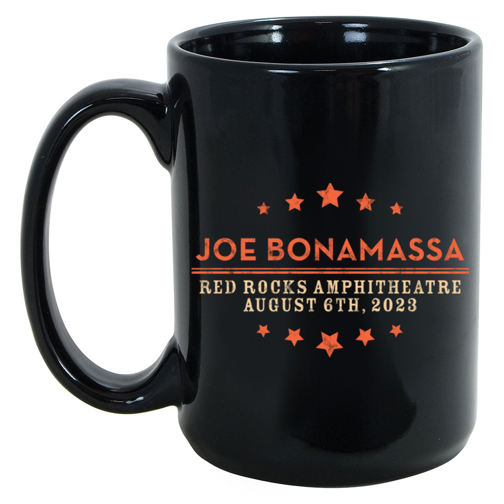 Joe Bonamassa Red Rocks 2023 krus 11 oz keramikk