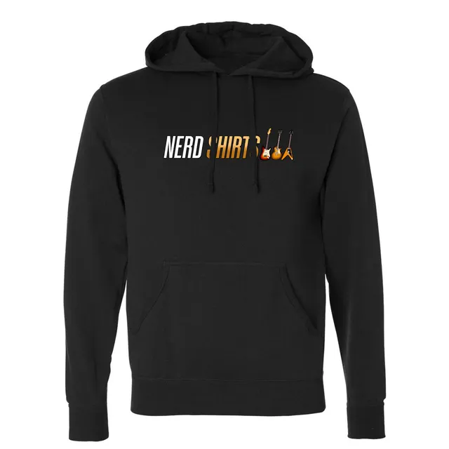 Joe Bonamassa Nerd Shirts Pullover Hoodie hettegenser svart unisex