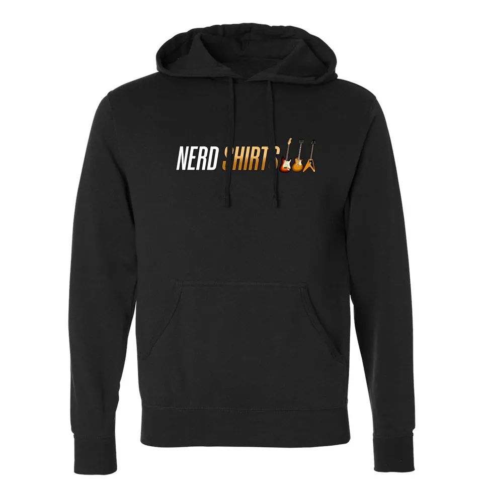 Joe Bonamassa Nerd Shirts Pullover Hoodie hettegenser svart unisex