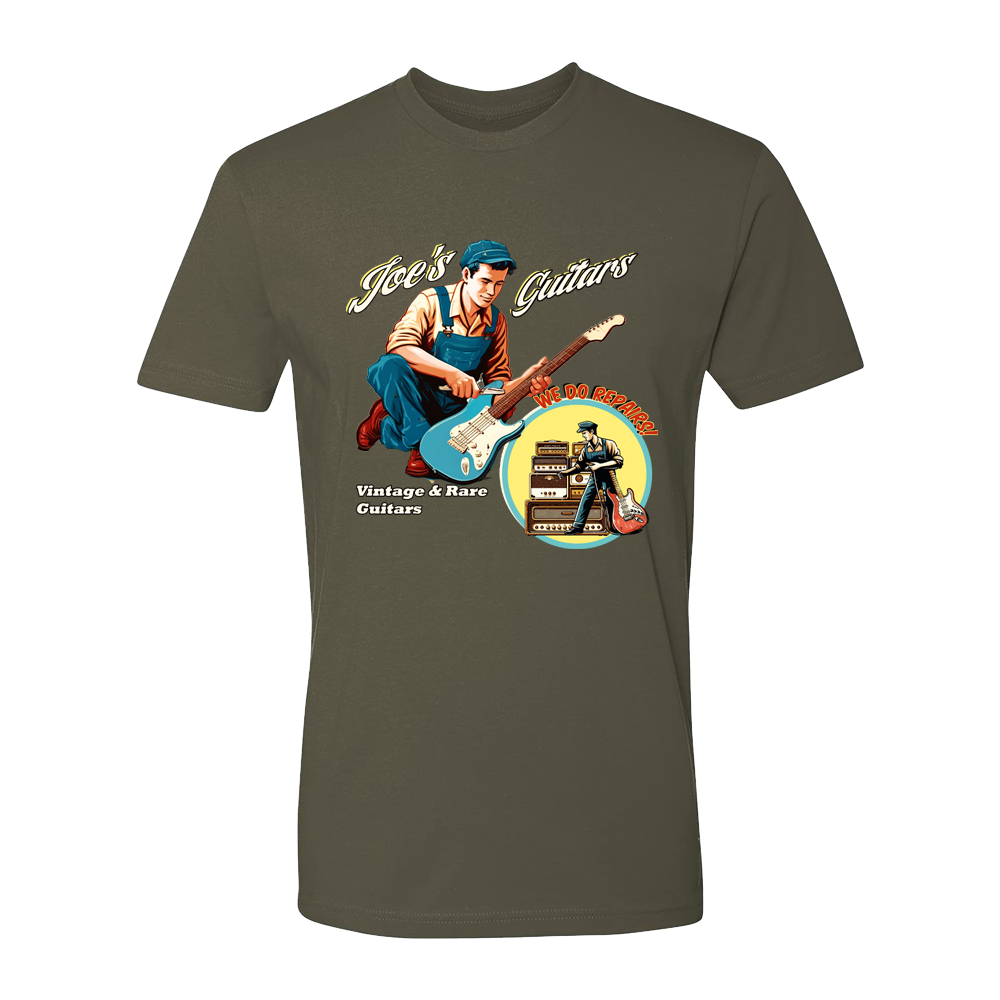 Joe Bonamassa Guitar & Repair Shop t-skjorte unisex bomull