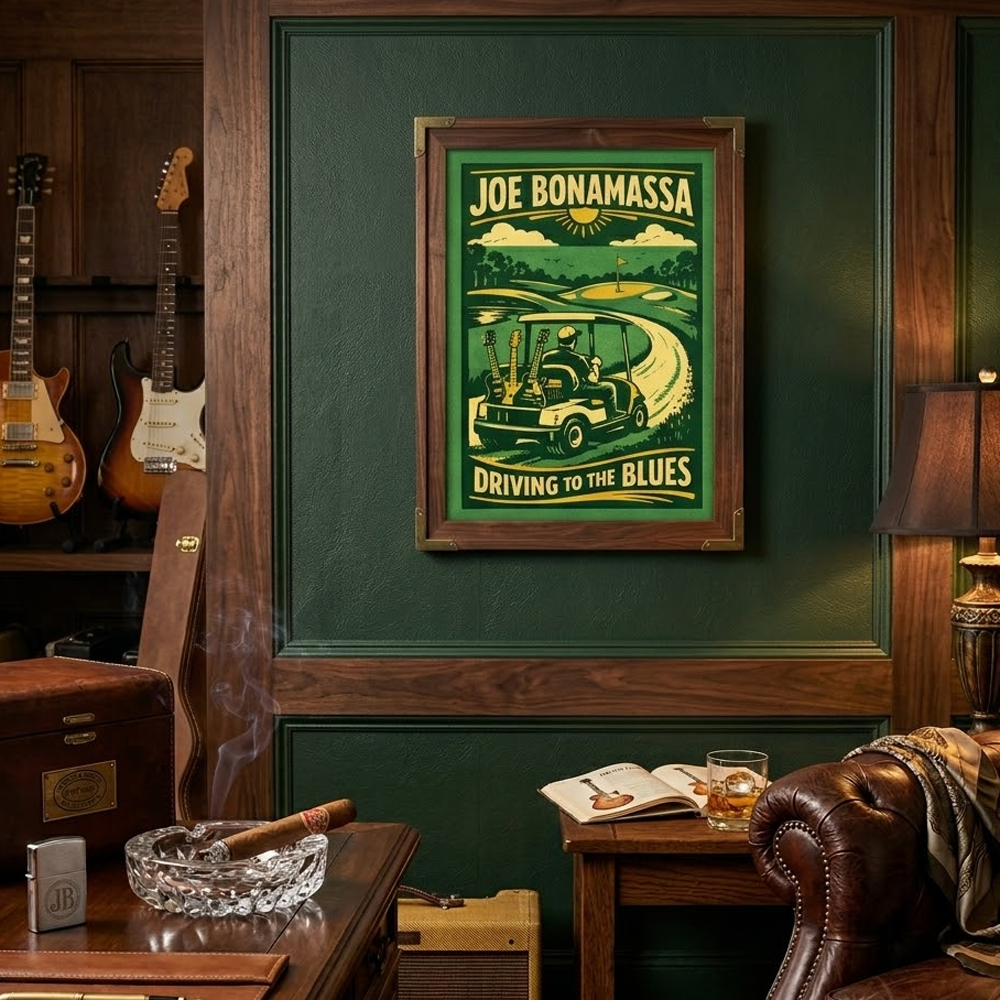 Joe Bonamassa Driving To The Blues plakat 21x14 samleobjekt