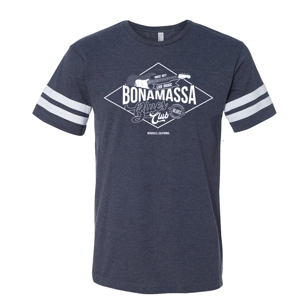 Joe Bonamassa Blues Club football t-skjorte herre