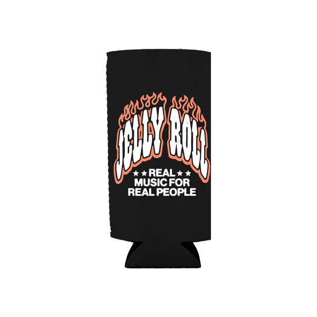 Jelly Roll Flame Logo bokskjøler Tall Boy svart