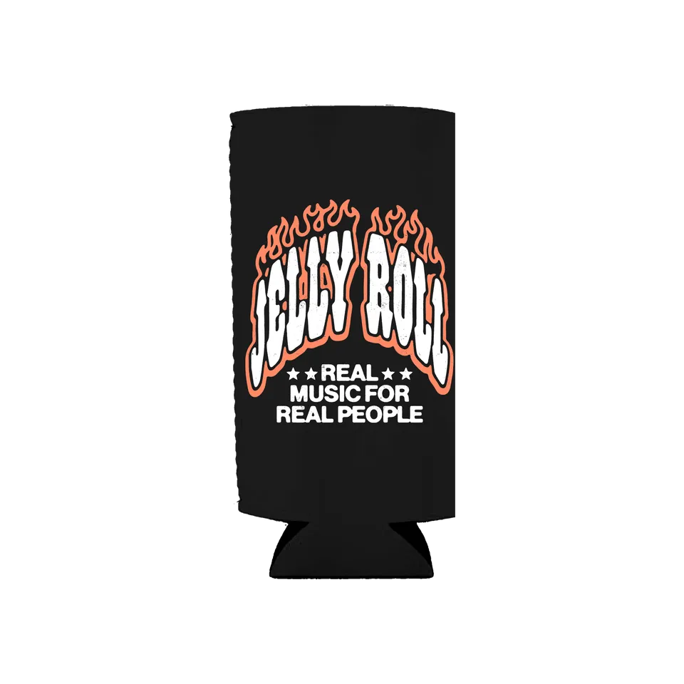 Jelly Roll Flame Logo bokskjøler Tall Boy svart