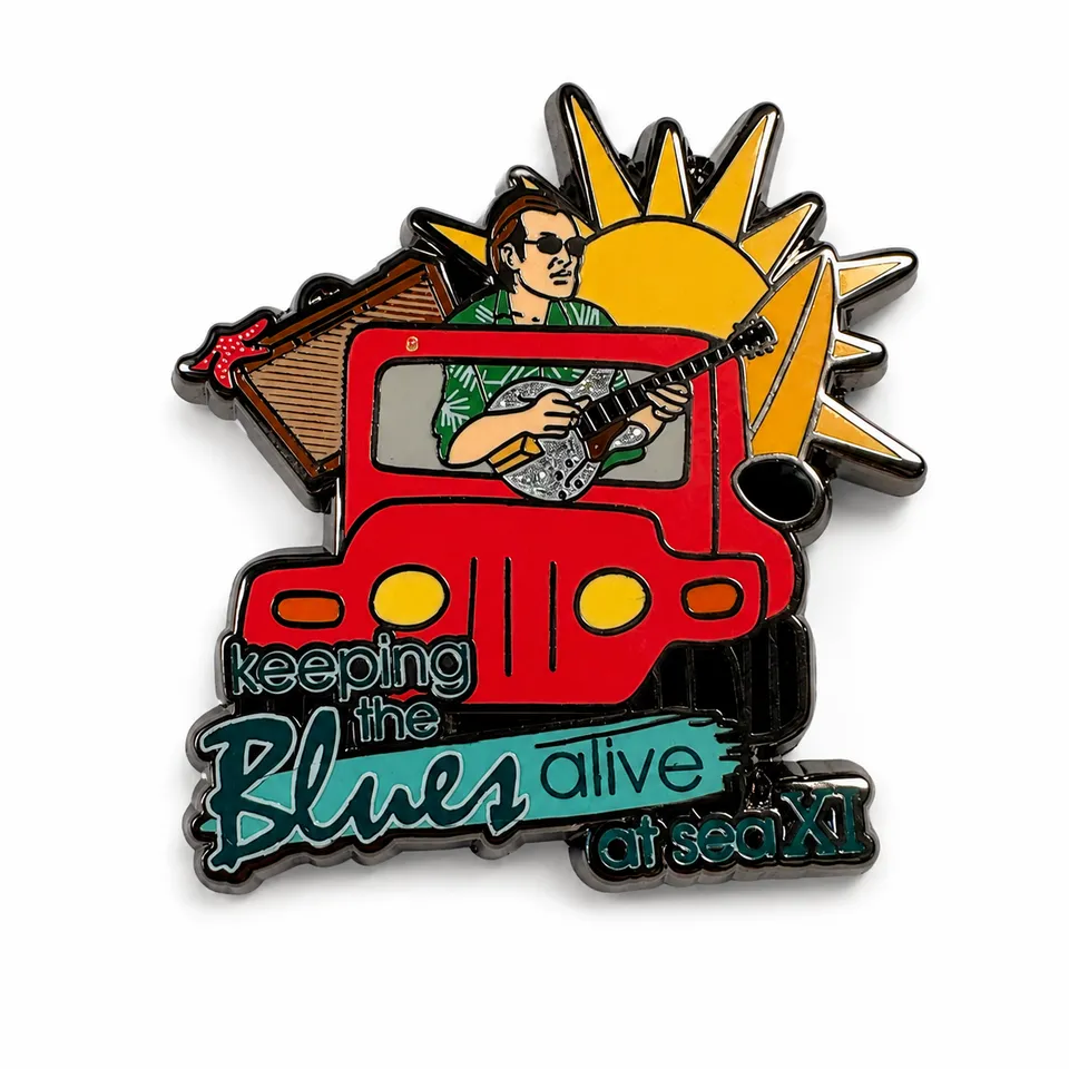 Joe Bonamassa KTBA at Sea XI pin 2026 svart emalje