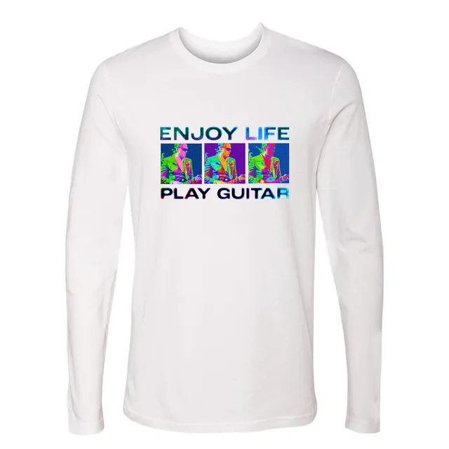 Joe Bonamassa Enjoy Life Play Guitar langermet t-skjorte svart