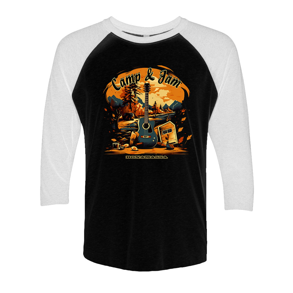 Joe Bonamassa Camp & Jam 3/4 T-skjorte tri-blend