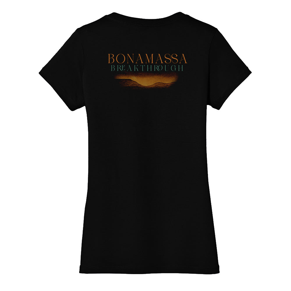 Joe Bonamassa Breakthrough V-hals t-skjorte dame bomull
