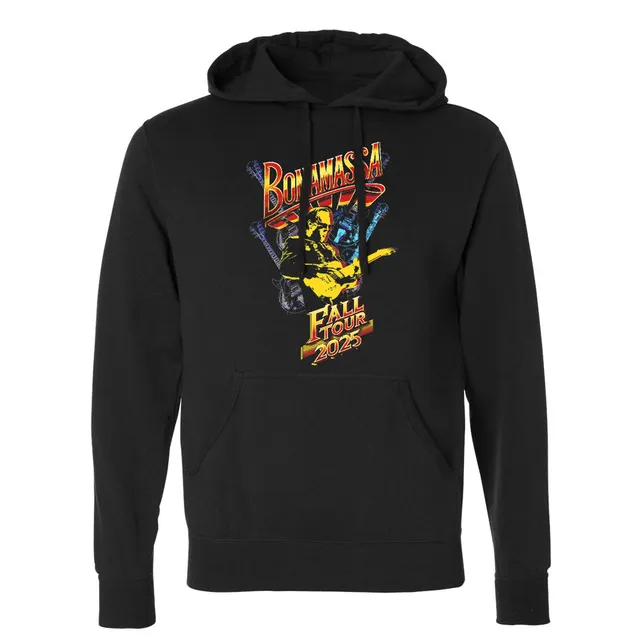 Joe Bonamassa 2025 Fall Tour hettegenser svart unisex