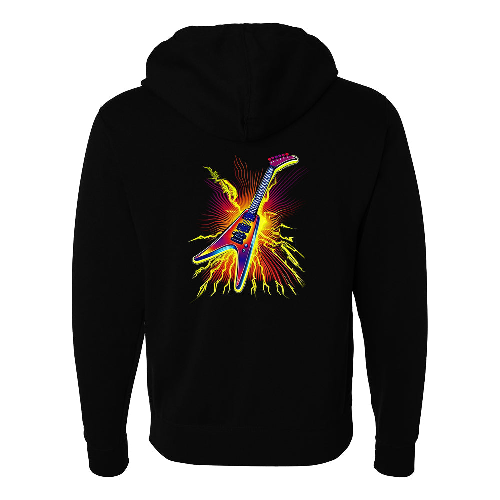 Joe Bonamassa Lightning Blues Zip-Hettegenser svart fleece