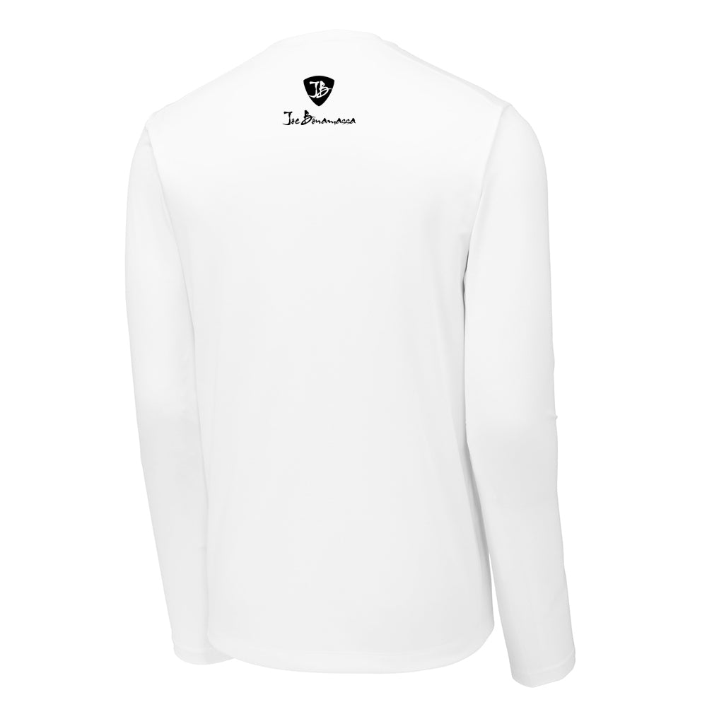 Joe Bonamassa Give Me Blues langermet t-skjorte unisex hvit