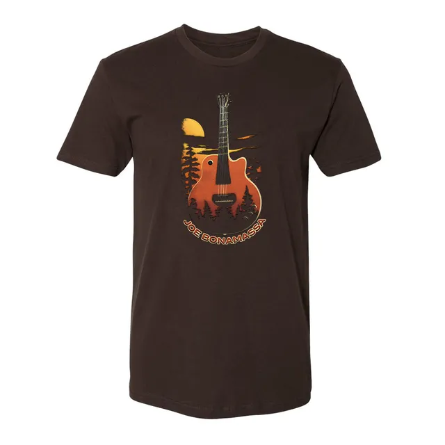 Joe Bonamassa Moonlit Blues t-skjorte unisex svart bomull