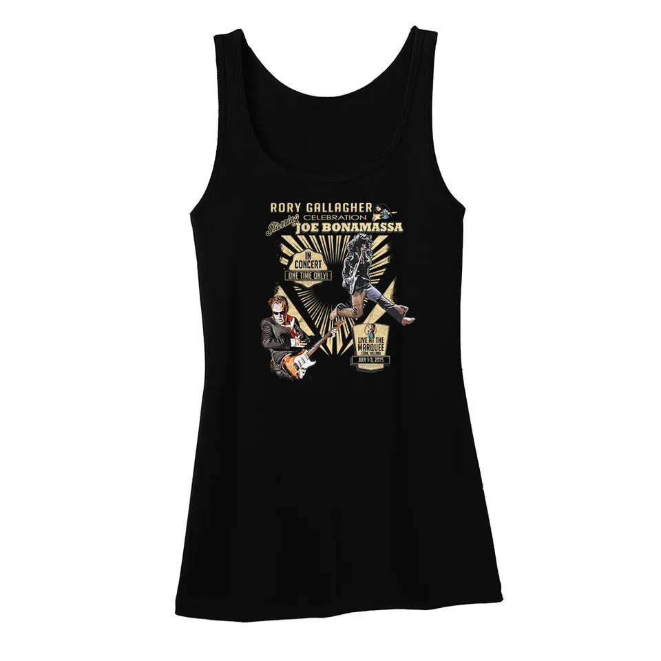 Joe Bonamassa Rory Gallagher Celebration singlet dame bomull