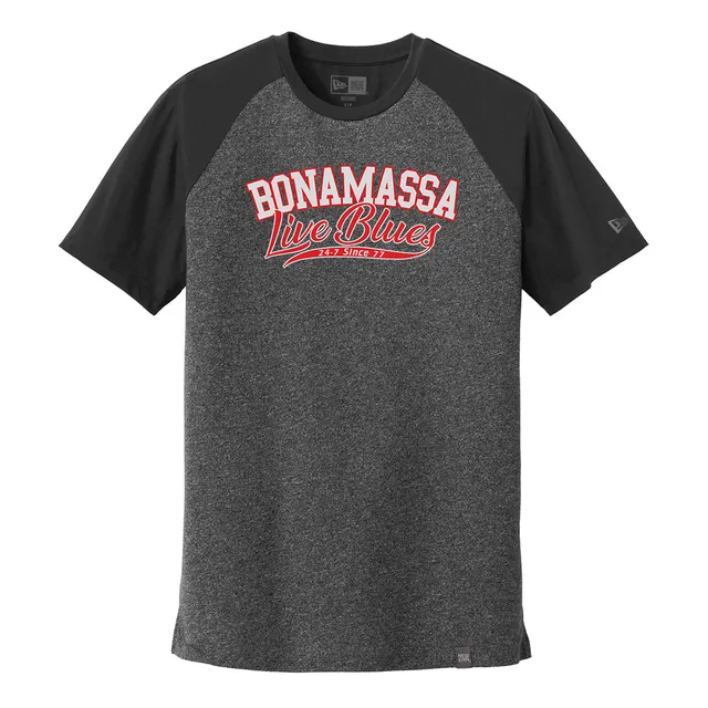 Joe Bonamassa Live Blues New Era Varsity T-skjorte Svart bomull