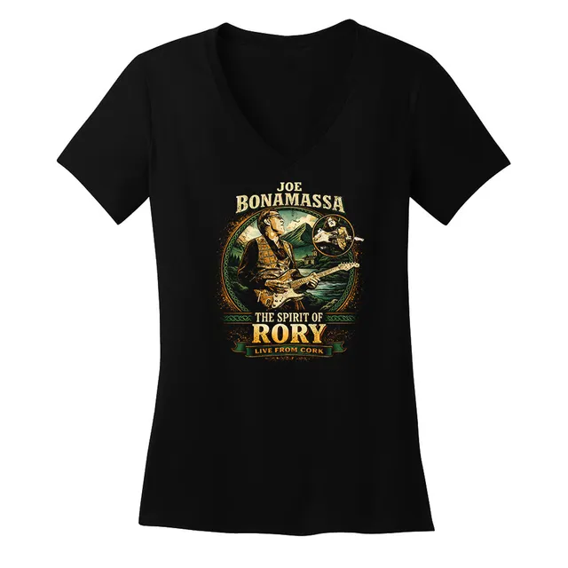 Joe Bonamassa Spirit Of Rory V-hals T-skjorte dame
