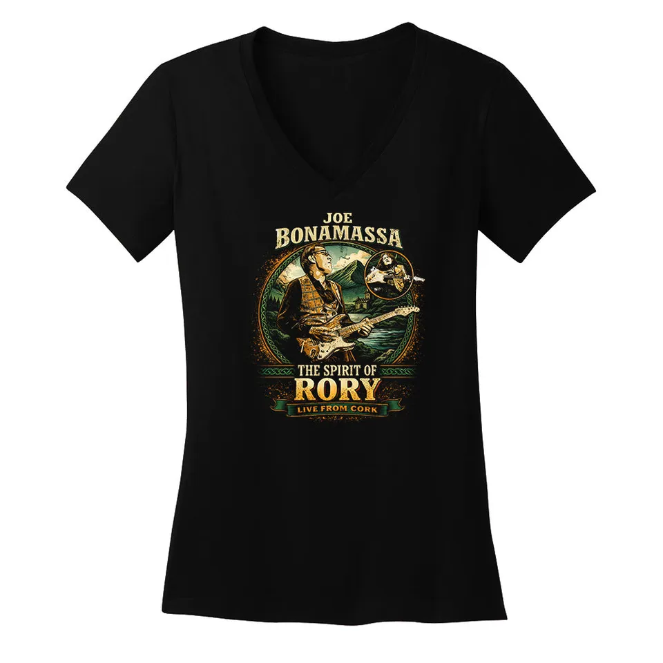Joe Bonamassa Spirit Of Rory V-hals T-skjorte dame