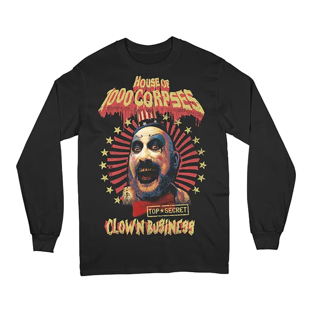 Rob Zombie Top Secret Clown Business langermet