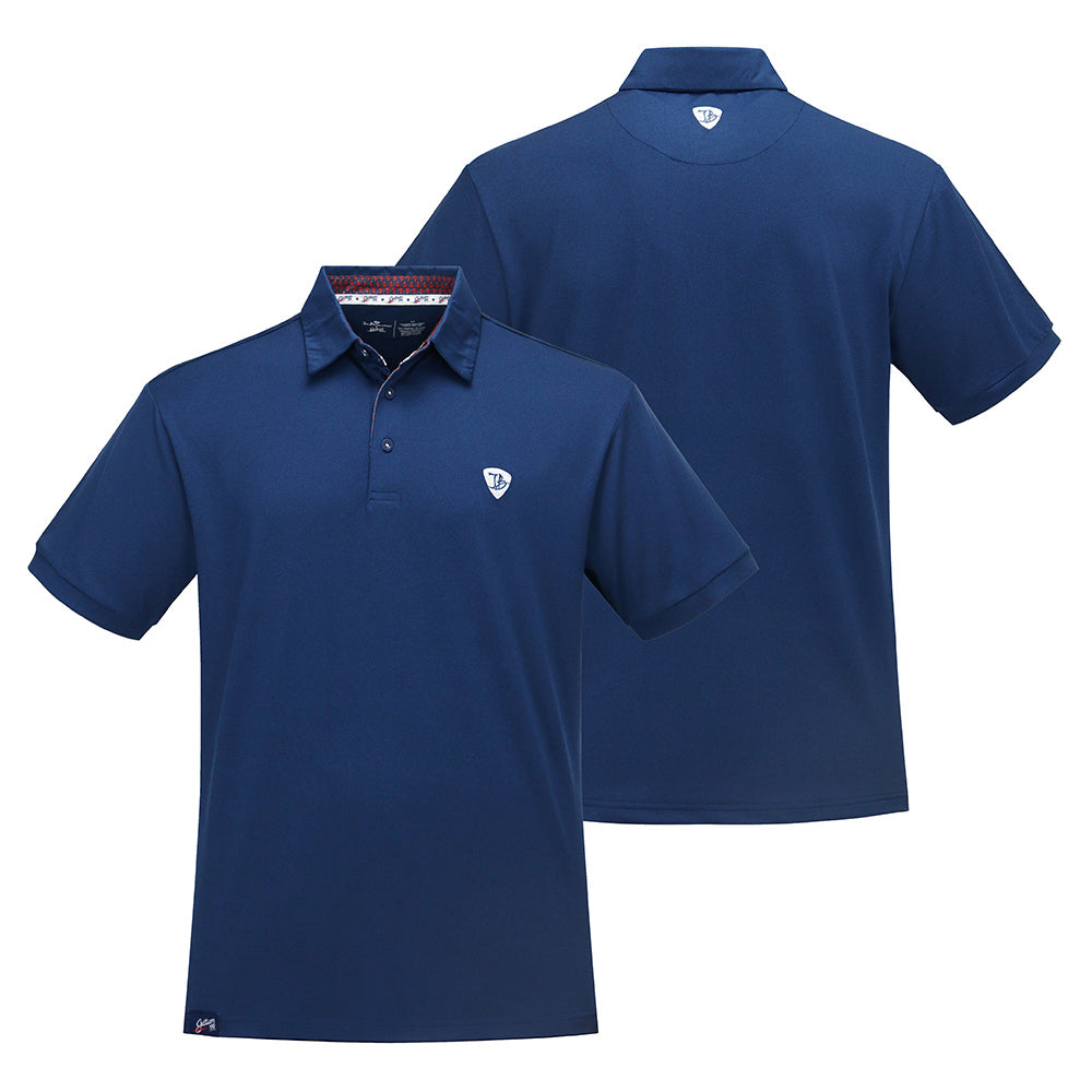 Joe Bonamassa Dry Fit polo herre SEC.119 svart stretch