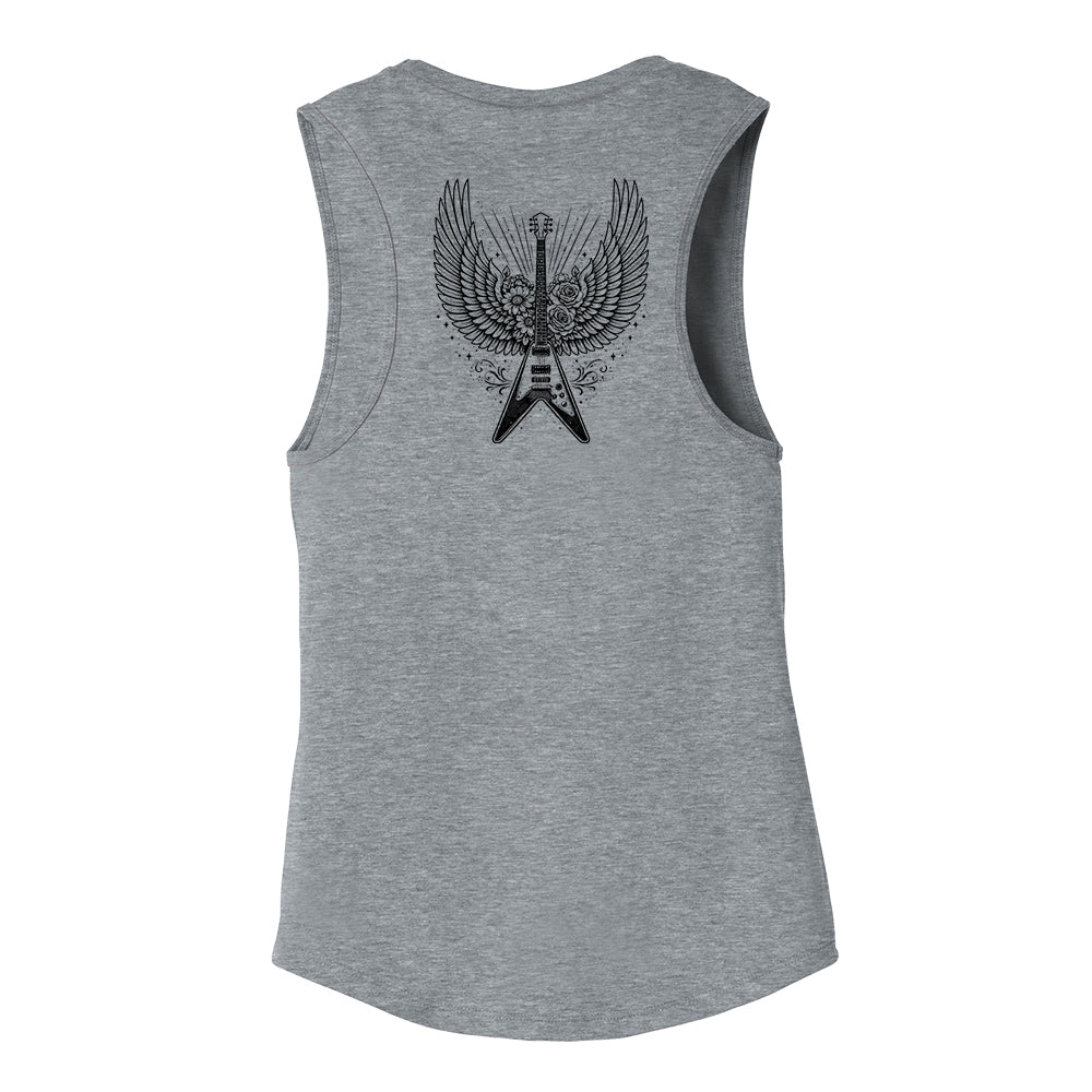 Joe Bonamassa Blues Angel singlet dame svart bomull