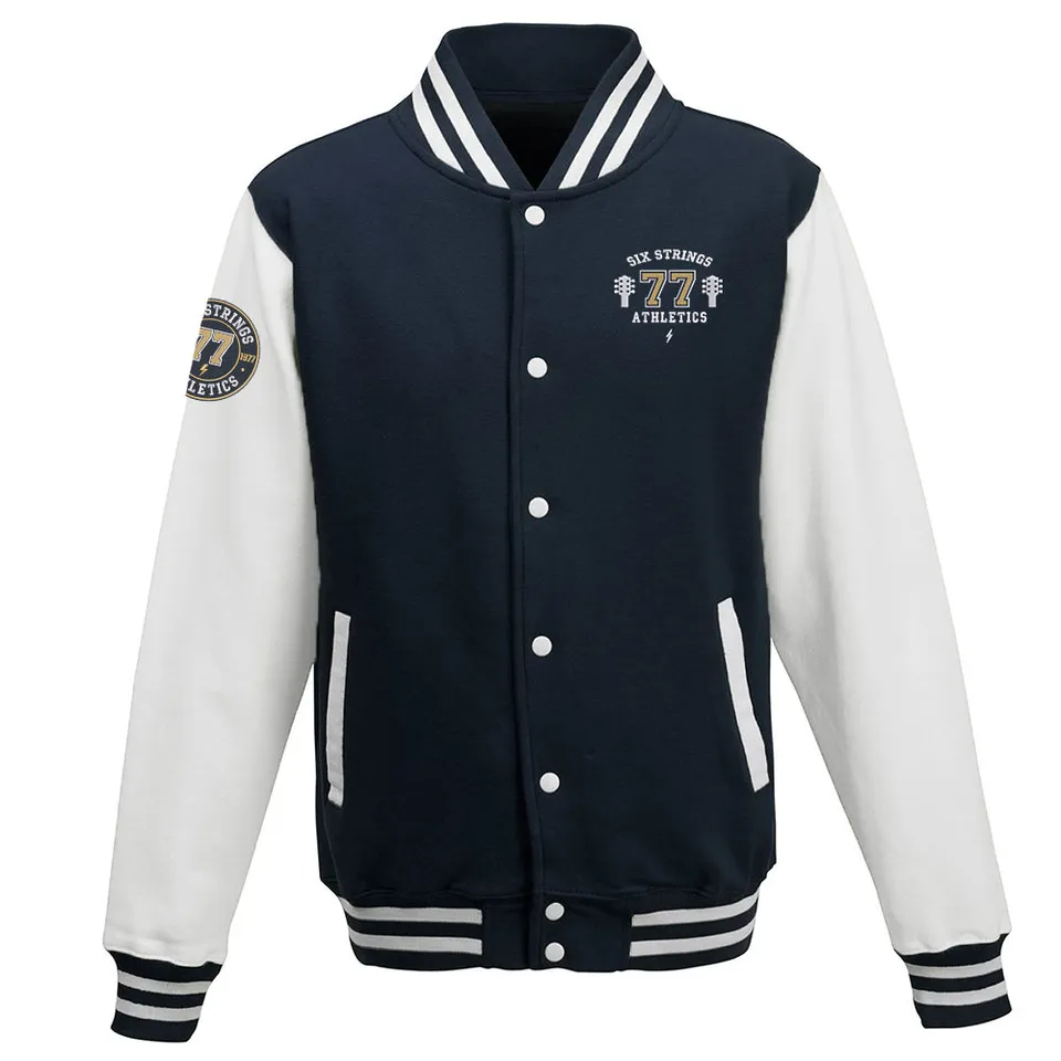 Joe Bonamassa Six Strings collegejakke navy/hvit unisex