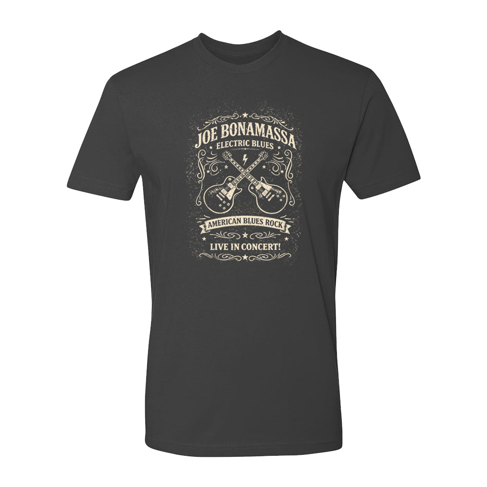 Joe Bonamassa JB Electric Blues t-skjorte svart bomull