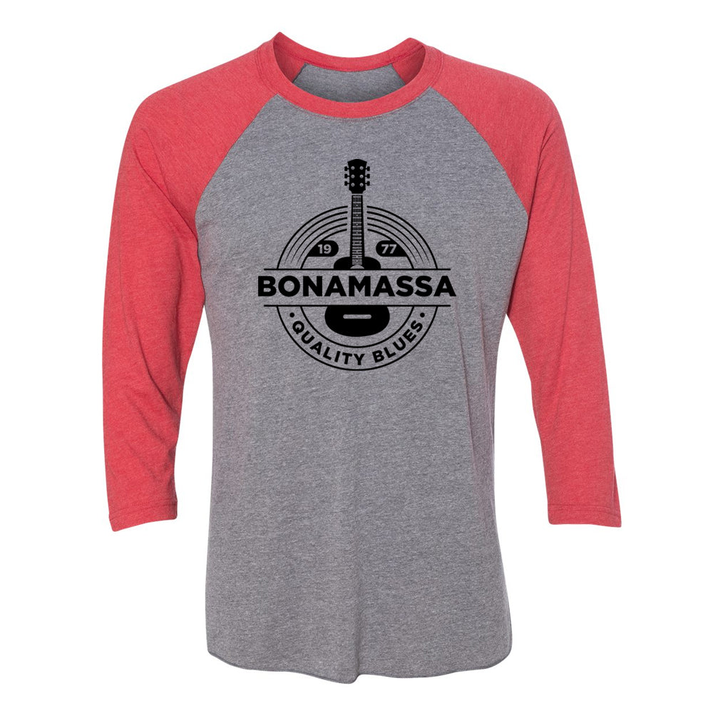 Joe Bonamassa Acoustic Quality Blues 3/4 t-skjorte unisex triblend