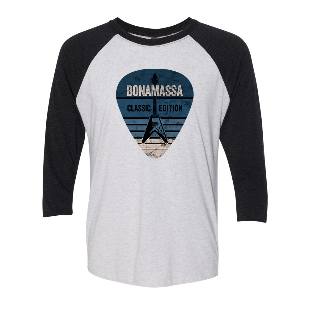 Joe Bonamassa Classic Blues Pick 3/4 t-skjorte unisex triblend