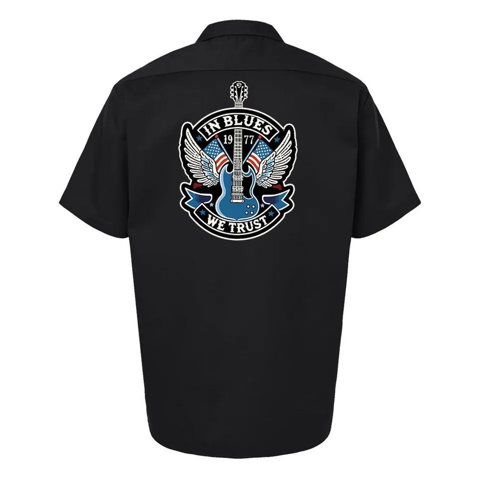 Joe Bonamassa In Blues We Trust Dickies skjorte svart
