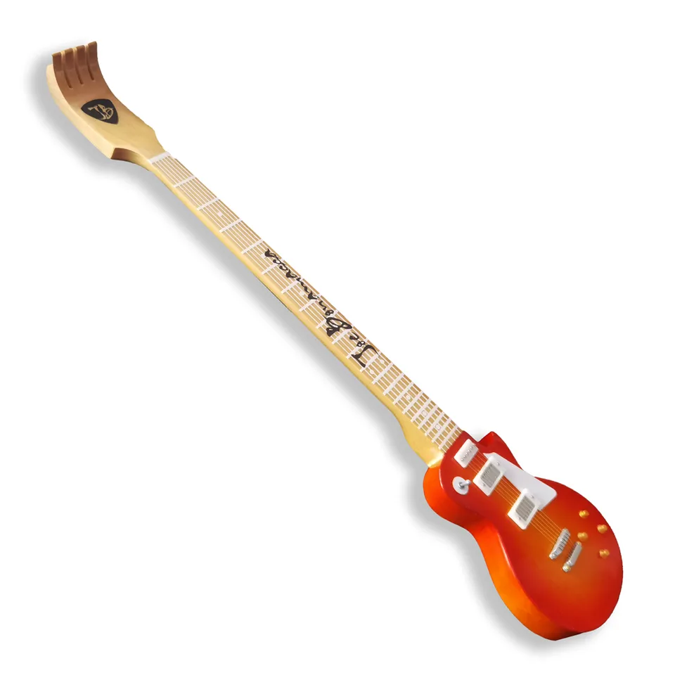 Joe Bonamassa Sunburst Les Paul ryggklør tre