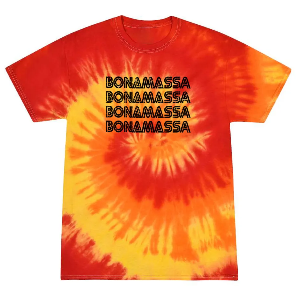 Joe Bonamassa Quadamassa tie-dye t-skjorte unisex