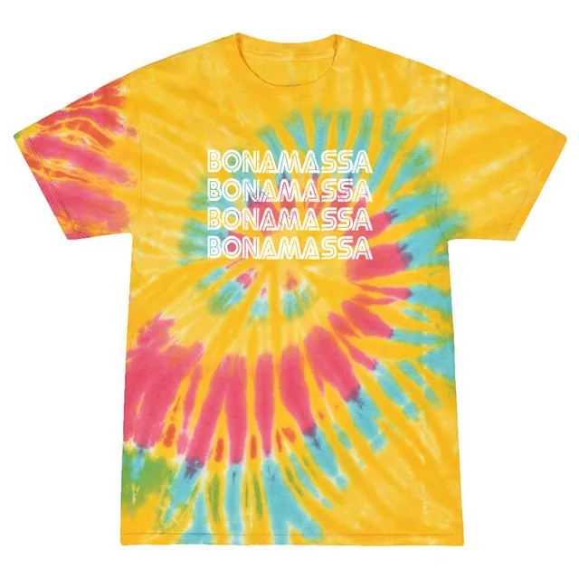 Joe Bonamassa Quadamassa tie-dye t-skjorte unisex bomull